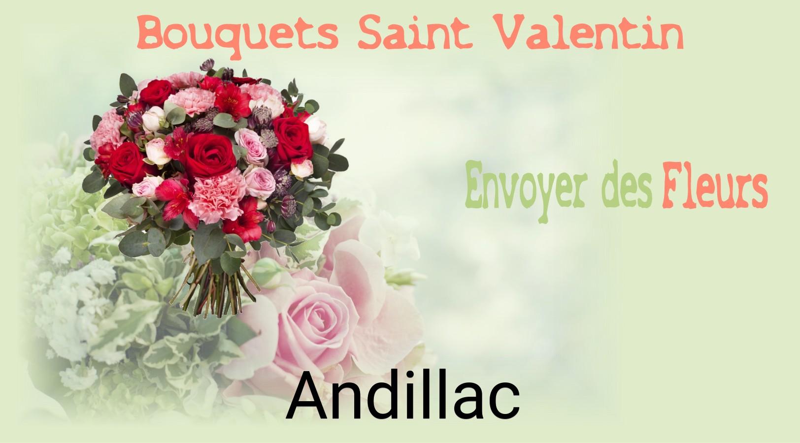 Roses de Saint-Valentin livrées à Andillac